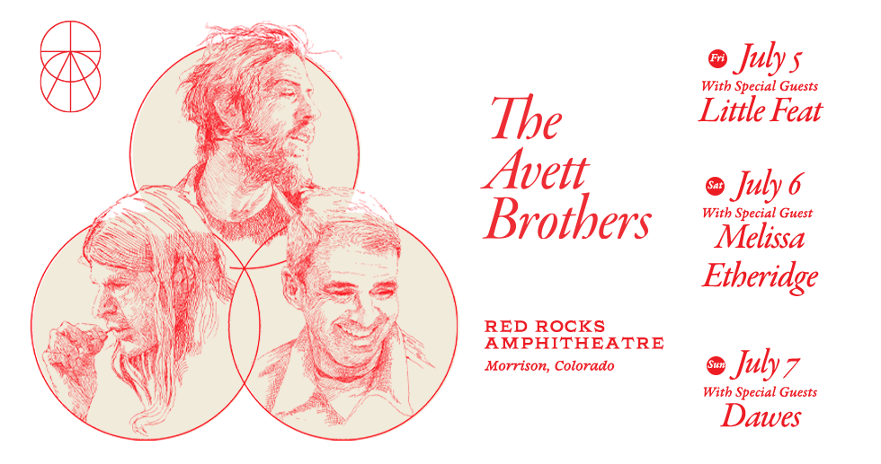 Avett Brothers at Red Rocks 2024